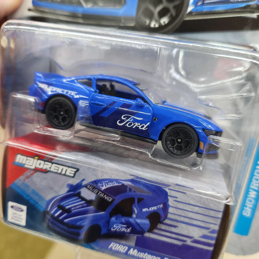 Majorette - Showroom Series Deluxe Cars - Ford Mustang Dark Horse (Royal Blue)