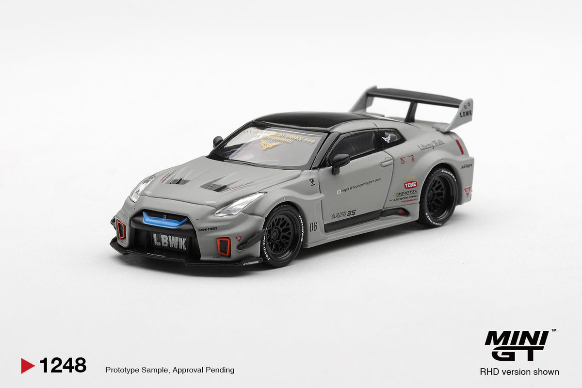 MINI GT NISSAN LB-Silhouette WORKS GT 35GT-RR Ver.1 Matt Grey