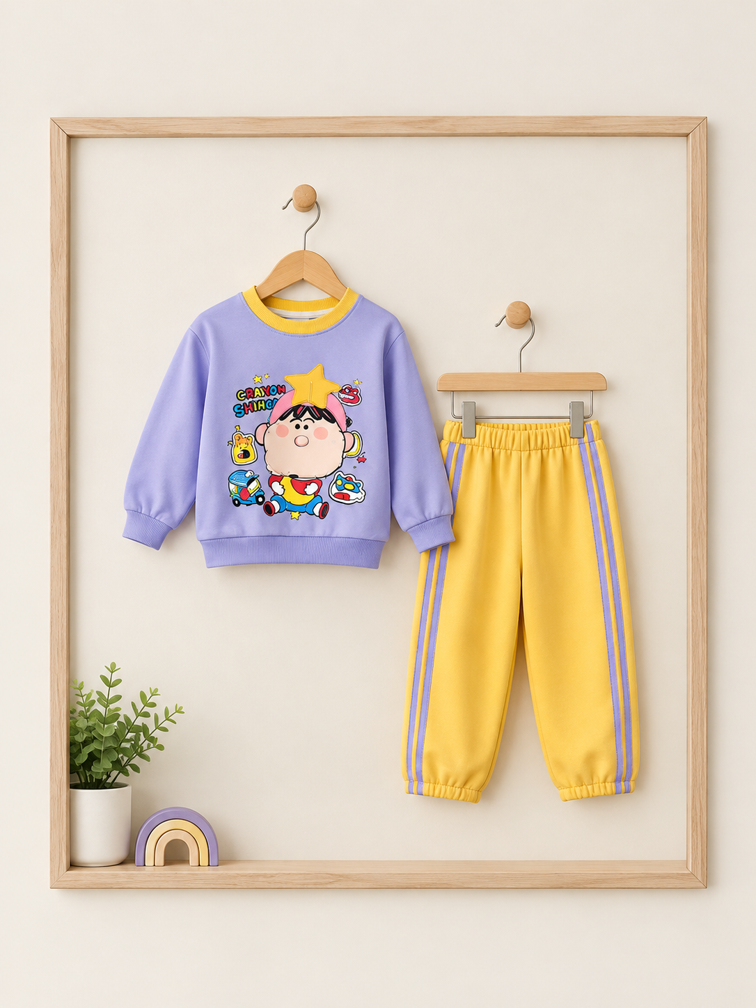Crayon Shin-chan Sweatshirt & Track Pant Set