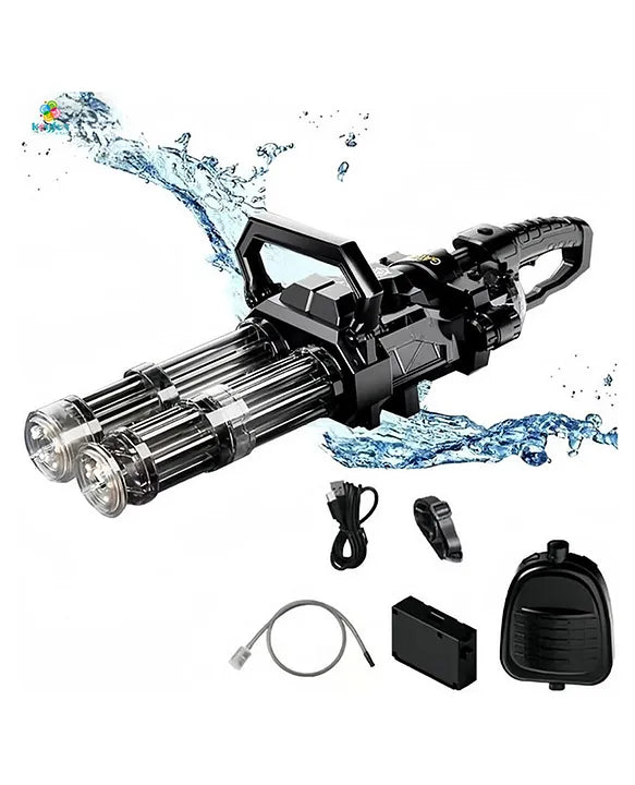 Lumo Brilliant Toys Gatling Electric Water Gun High-Pressure Automatic Rechargeable Long Range Outdoor Water Blaster Toy