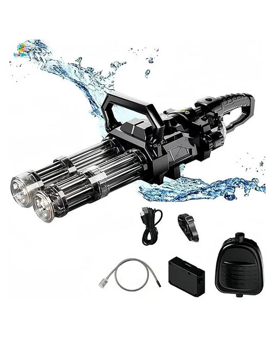 Lumo Brilliant Toys Gatling Electric Water Gun High-Pressure Automatic Rechargeable Long Range Outdoor Water Blaster Toy