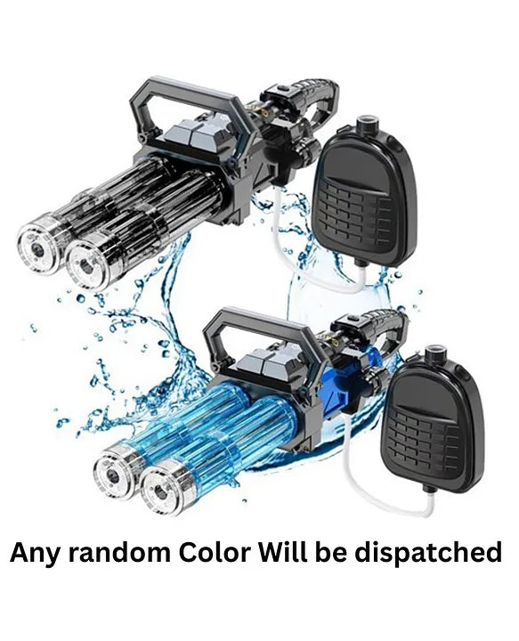 Lumo Brilliant Toys Gatling Electric Water Gun High-Pressure Automatic Rechargeable Long Range Outdoor Water Blaster Toy