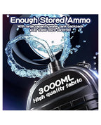 Lumo Brilliant Toys Gatling Electric Water Gun High-Pressure Automatic Rechargeable Long Range Outdoor Water Blaster Toy