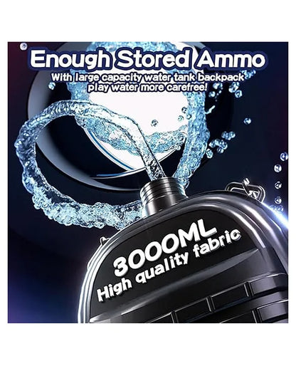 Lumo Brilliant Toys Gatling Electric Water Gun High-Pressure Automatic Rechargeable Long Range Outdoor Water Blaster Toy