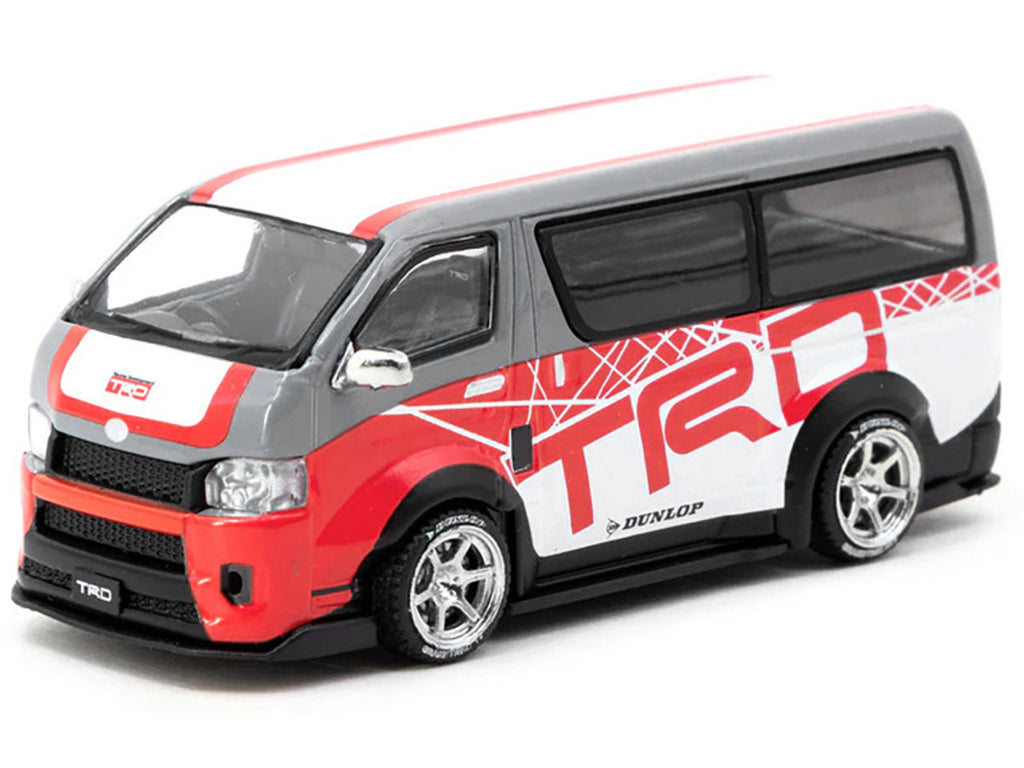 1/64 Tarmac Works Toyota Hiace Widebody TRD Diecast Car Model