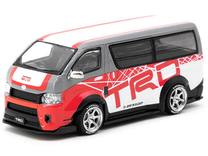 1/64 Tarmac Works Toyota Hiace Widebody TRD Diecast Car Model