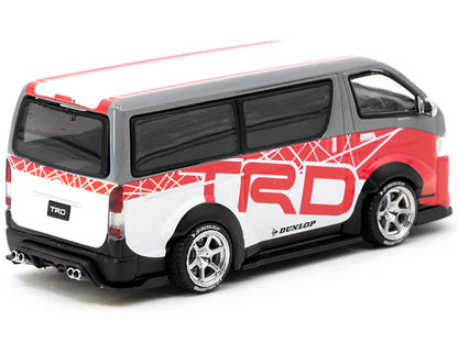 1/64 Tarmac Works Toyota Hiace Widebody TRD Diecast Car Model