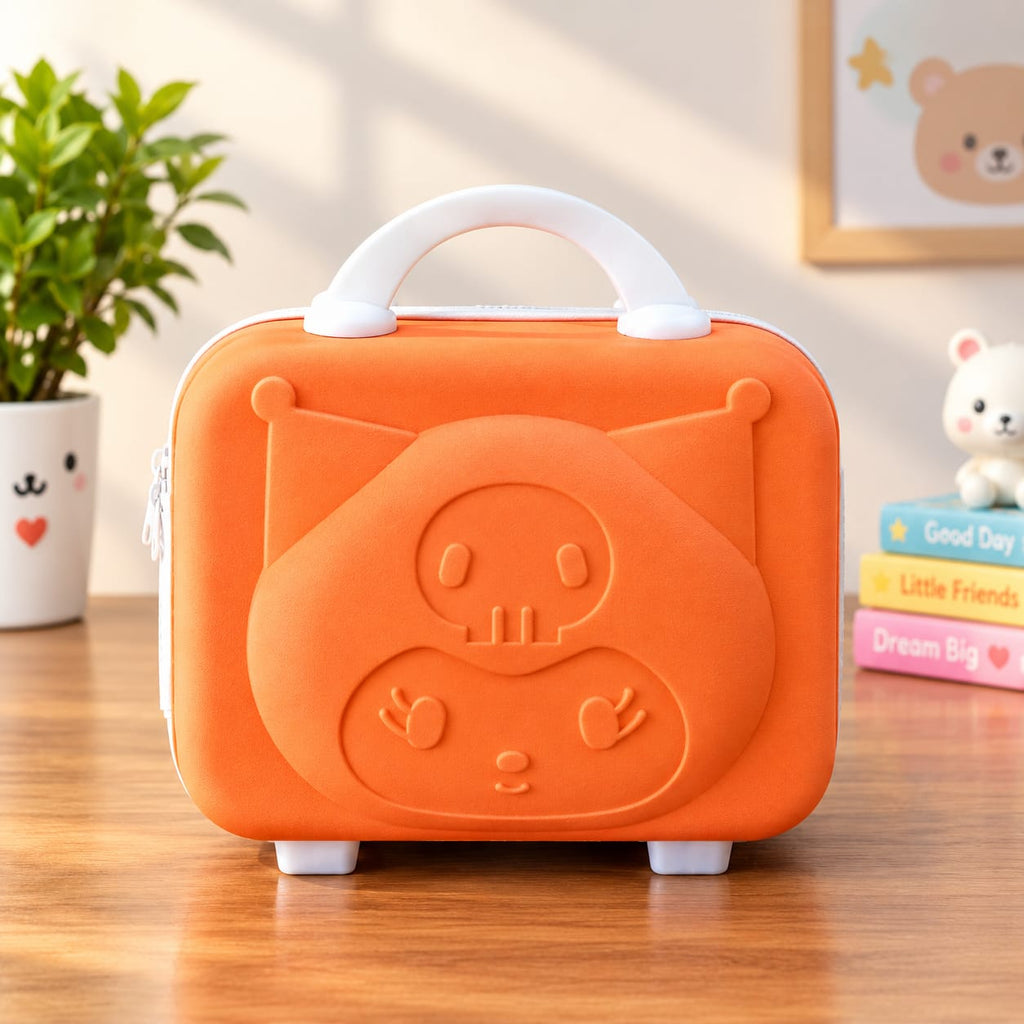 Kawaii Sanrio Kuromi Portable Mini Suitcase / Hard Shell Vanity Case