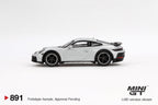 MINI GT Porsche 911 Dakar Ice Gray Metallic