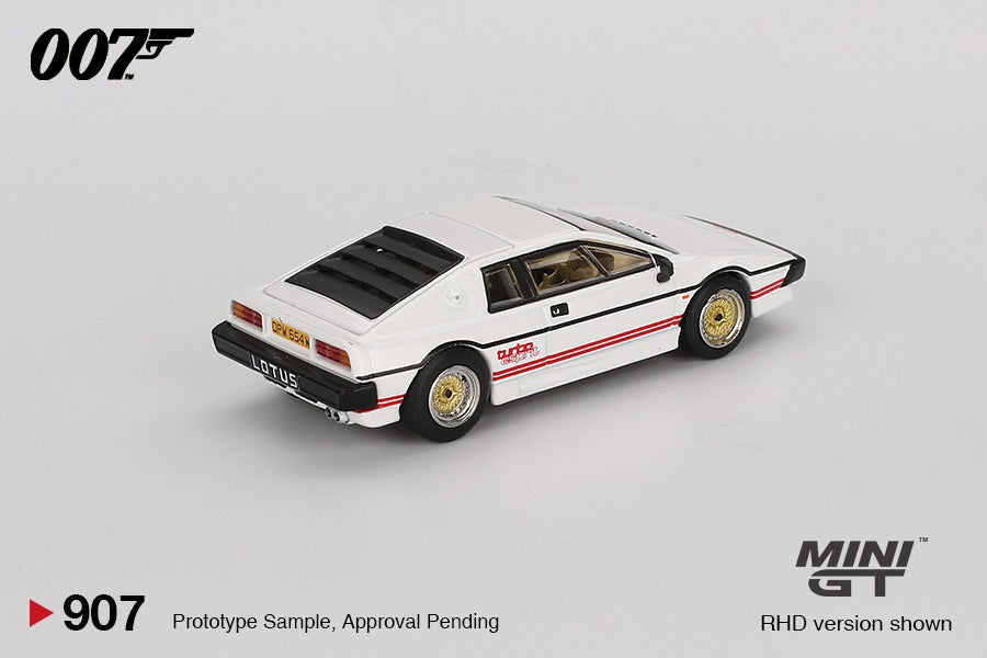 MINI GT 907 Lotus Espirit Turbo White For Your Eyes Only