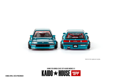 MINI GT Kaido House #126 Honda Civic (EF) Kaido Works V1 1:64