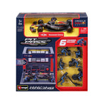 Bburago F1 Red Bull Racing RB20 2024 Pit Pass Diorama Sergio Perez 1/43 Scale