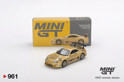 MINI GT Toyota Supra (A80) Top Secret GT-300 Top Secret Gold