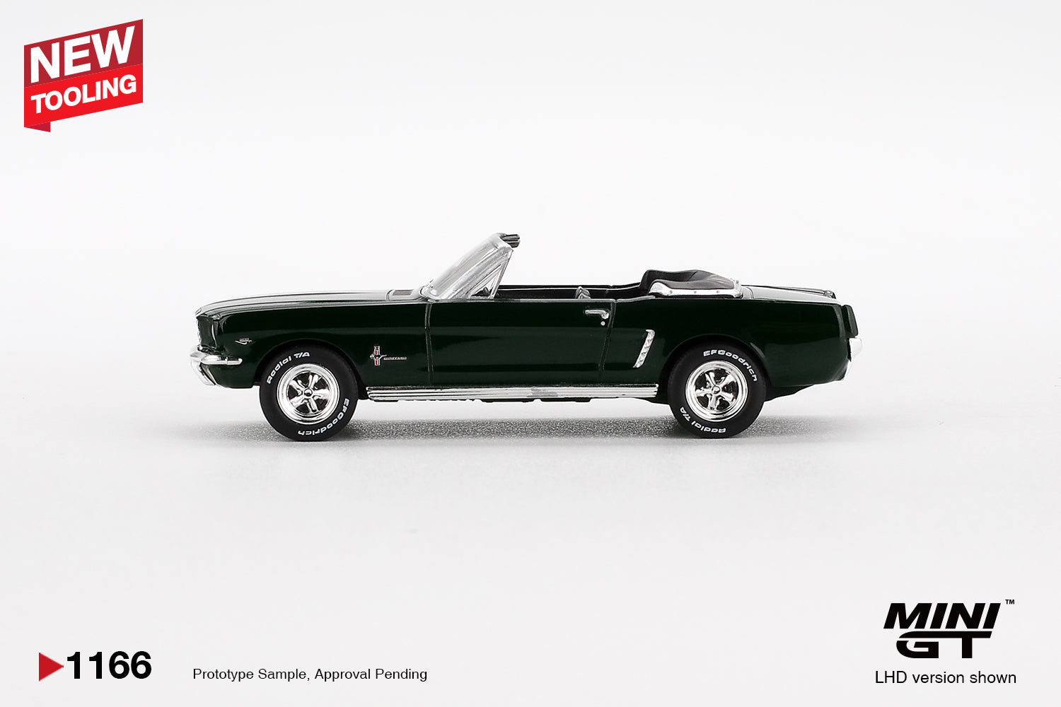 MINI GT Ford Mustang Convertible 1964 Highland Green