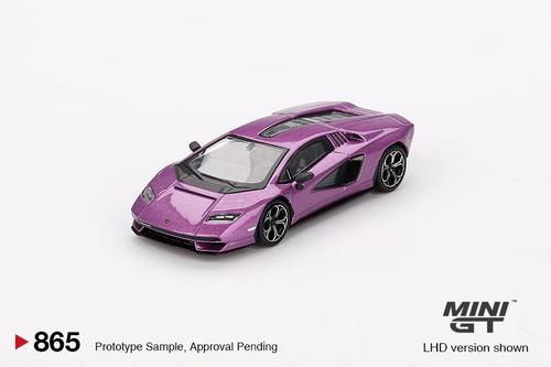 MINI GT Lamborghini Countach LPI 800-4 Viola 30th
