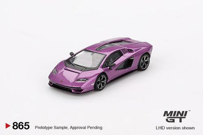 MINI GT Lamborghini Countach LPI 800-4 Viola 30th