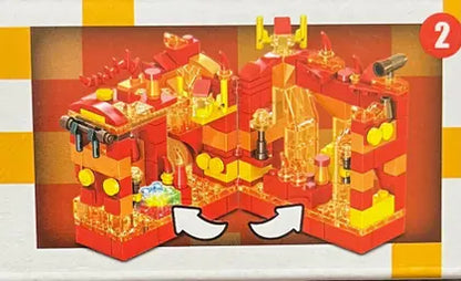 Minecraft City of Light and Lava Cave