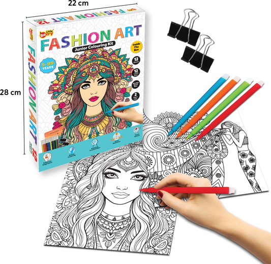 Little Berry Junior Fashion Mandala Art Colouring