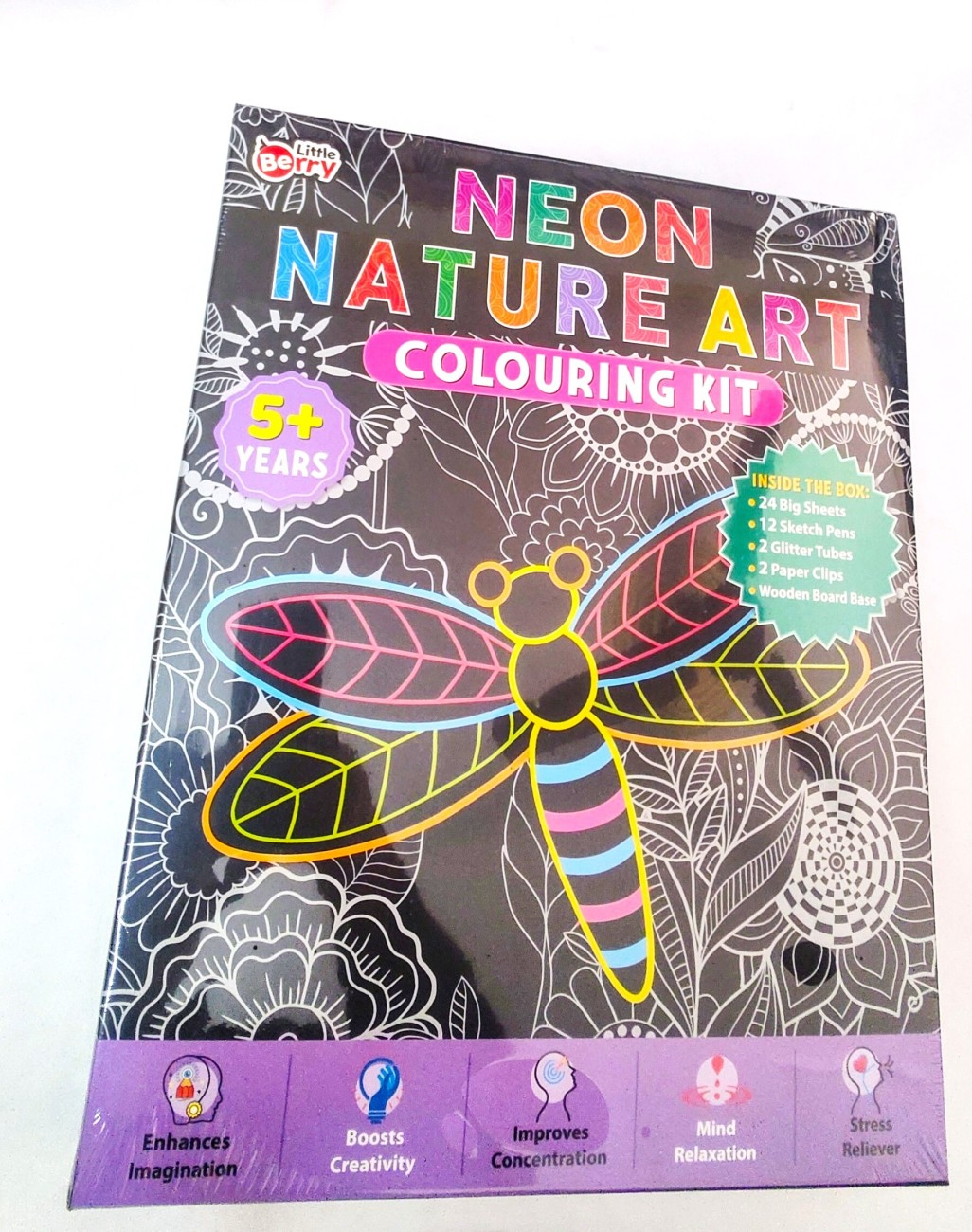 PETERS PENCE NEON NATURE ART COLOURING KIT