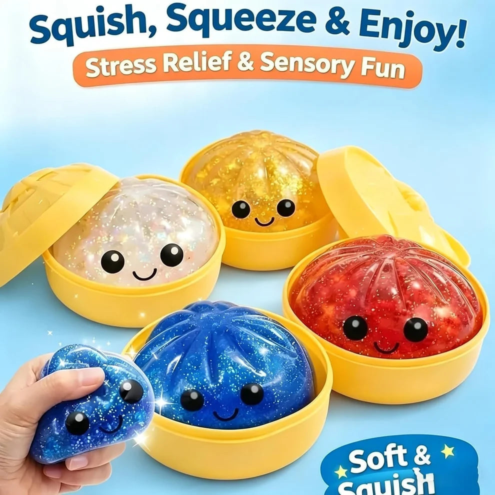 Mystery Dumpling Squishy Toy Small Size Random 1 (Pack Of 5)