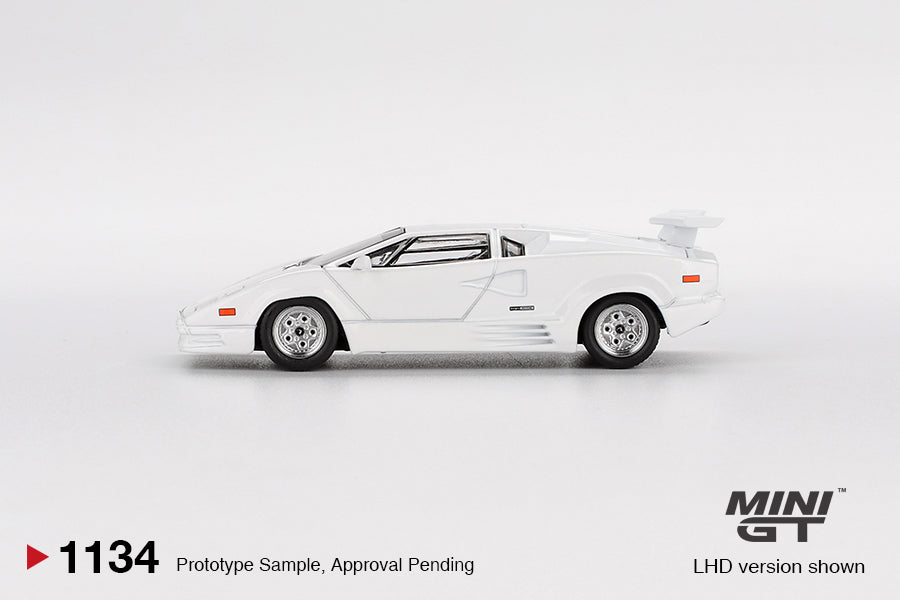 MINI GT Lamborghini Countach 25th Anniversary White