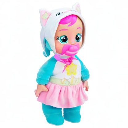 Cry Babies Tiny Cuddles Talents Daisy, Dressed Up As a Pop Star and Cries Real Tears, 9 Inch Baby Doll