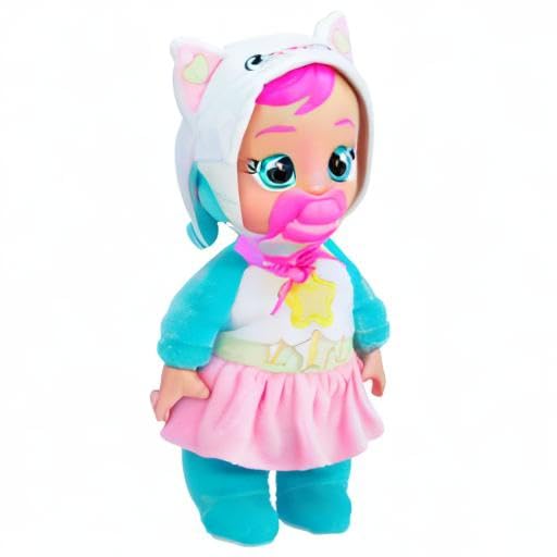 Cry Babies Tiny Cuddles Talents Daisy, Dressed Up As a Pop Star and Cries Real Tears, 9 Inch Baby Doll