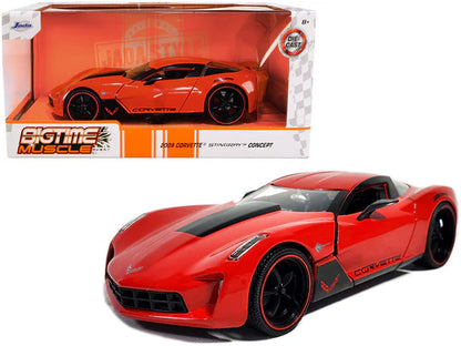 Jada 1:24 Scale Bigtime Muscle 2009 Corvette Stingray