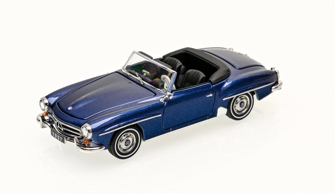 GFCC 1/64 Scale Mercedes-Benz 190 SL 1957 Blue Diecast Car