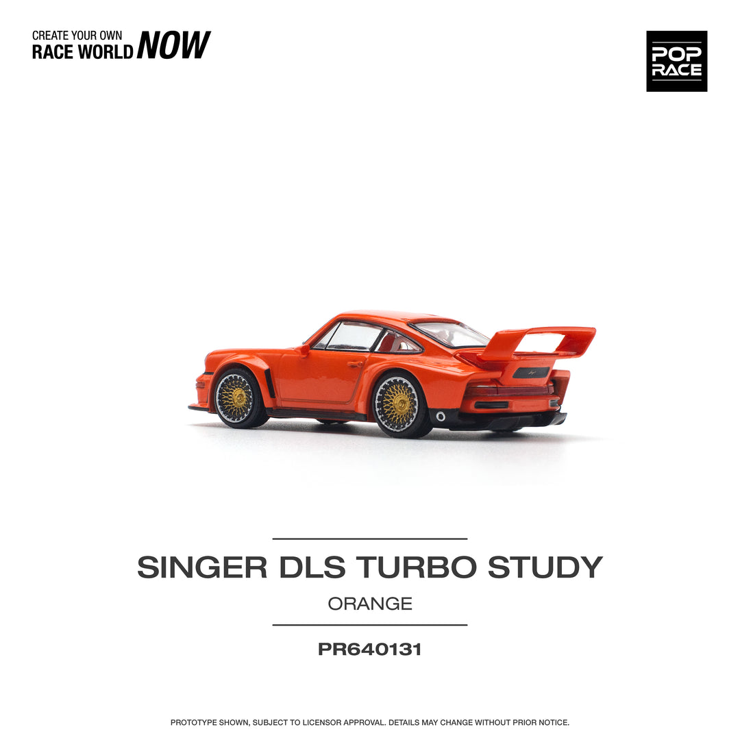 POPRACE 1:64 SINGER DLS TURBO (TRACK) ORANGE PR640131
