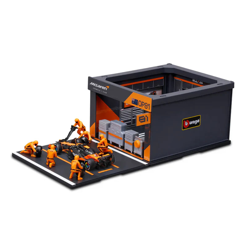 Bburago McLaren Formula 1 Team Diorama Set Cocoland Toys