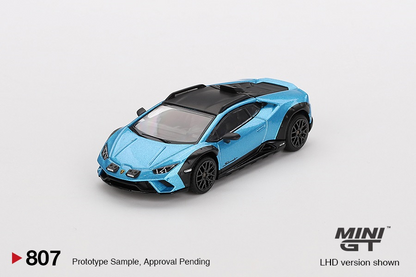 MINI GT Lamborghini Huracan Sterrato Blu Aegir