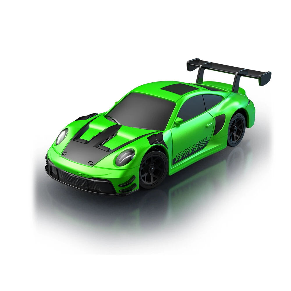 HB Racing Rally R/C1/43 Porsche 24G Full Ratio 4WD High Speed Car ESP Gyroscope APP Drift Racing Model