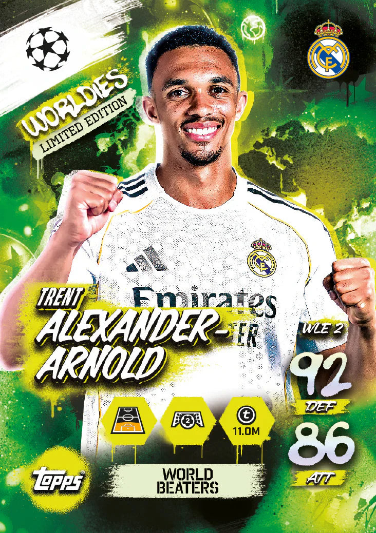 Match Attax 2025/26 - Booster Tin #1 - World Beaters