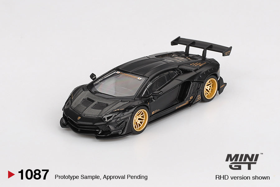 MINI GT LB★WORKS Lamborghini Aventador Limited Edition Matte Black