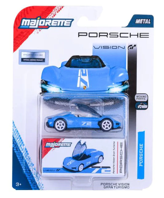Majorette Porsche Vision Gran Turismo Blue (Majorette Porsche Deluxe Assortment)
