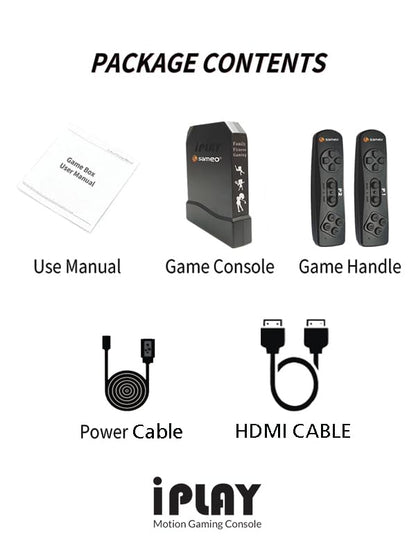 Sameo I-Play 32-Bit Motion Video Gaming Console for TV, 1036 Built In Games, 5Y+