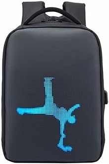 Smart LED Backpack with Screen APP Gifts for Men Gifts for dad