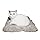 Plush Cat Toy with Meow Sound, White and Brown Persian Cat, Soft Stuffed Animal with Pillow