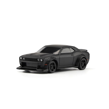 1:76 Turbo Racing Scale RC Sport Car, Table Racing Remote Control Mini Model Car Full Proportional Rtr Kit Toys (C75-Black