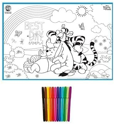 KOIME My Colouring Mat Disney & Marvel Theme Coloring Kit