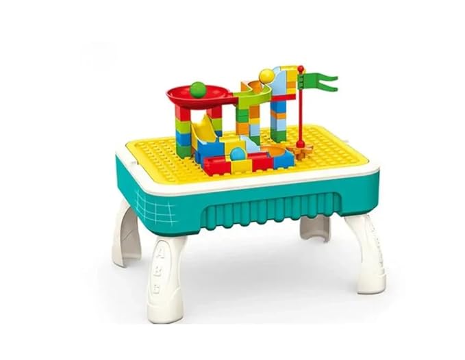 Building Block Toys, Creative Table 2-in-1 Building Block and Drawing Board for Kids