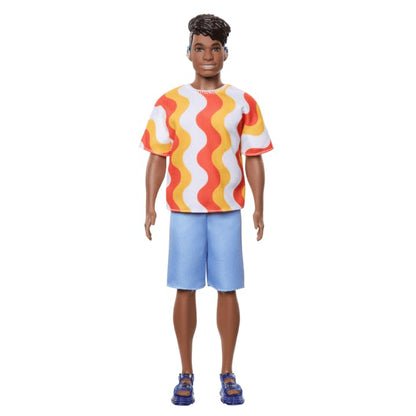 Barbie Ken Fashionista Doll Red and Orange Shirt