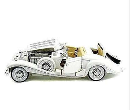 Maisto Mercedes Benz 500k Typeroadster - White (1936): Die-Cast Scale Model (1:18)