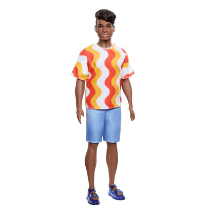 Barbie Ken Fashionista Doll Red and Orange Shirt