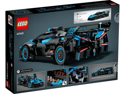 LEGO Technic Bugatti Bolide Agile Blue 42162 Building Toy Set for Kids Aged 9+