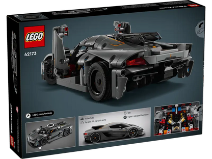 LEGO Technic Koenigsegg Jesko Absolut Grey Hypercar, Sports Car Building Toy Set for Boys and Girls, Vehicle Racing Car for Kids, Buildable Model Kit, Sports Car Toy