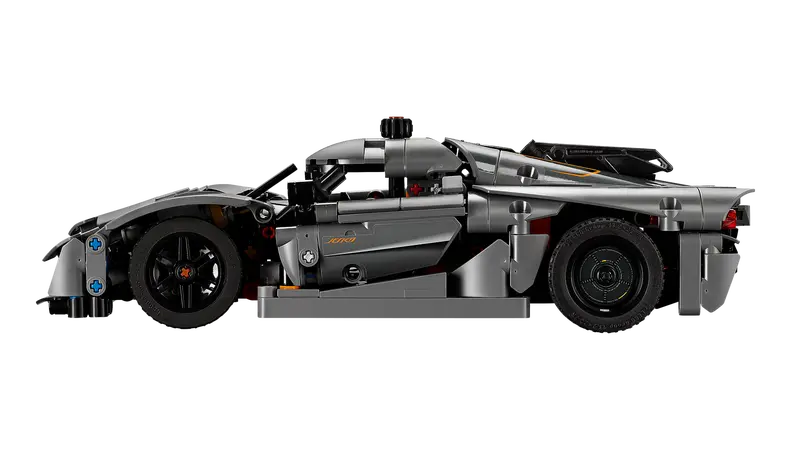 LEGO Technic Koenigsegg Jesko Absolut Grey Hypercar, Sports Car Building Toy Set for Boys and Girls, Vehicle Racing Car for Kids, Buildable Model Kit, Sports Car Toy