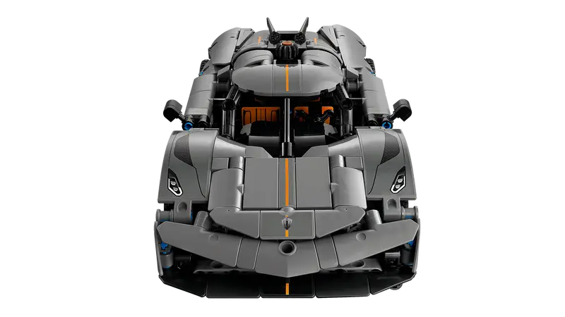 LEGO Technic Koenigsegg Jesko Absolut Grey Hypercar, Sports Car Building Toy Set for Boys and Girls, Vehicle Racing Car for Kids, Buildable Model Kit, Sports Car Toy