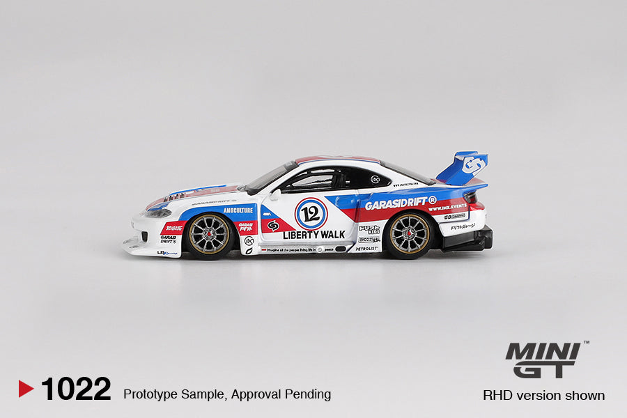 MINI GT Nissan LB-Super Silhouette S15 SILVIA GARASIDRIFT x LBWK 2025